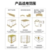 Carton packaging, plum blossom buckle corner protectors, edge collision logistics paper corner protectors, hard paper corner protectors, kraft paper packaging paper corner protectors Specification image